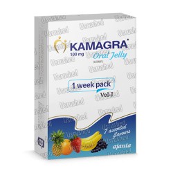 Kamagra 100mg Oral Jelly 1 Week Pack 7 Assorted Flavors